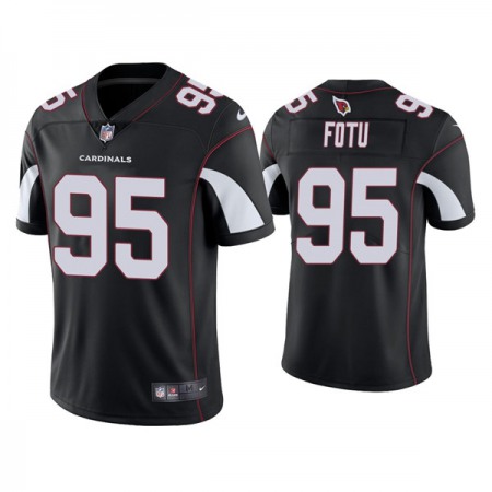 Men's Arizona Cardinals #95 Leki Fotu Black Vapor Untouchable Limited Stitched Jersey