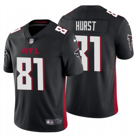 Men's Atlanta Falcons #81 Hayden Hurst New Black Vapor Untouchable Limited Stitched Jersey