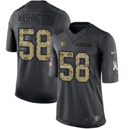 Nike Cardinals #58 Daryl Washington Black Men's Stitched NFL Limited 2016 Salute to Service Jersey