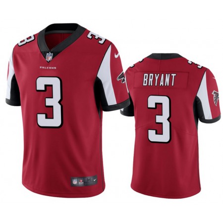 Men's Atlanta Falcons #3 Matt Bryant Red Vapor Untouchable Limited Stitched NFL Jersey