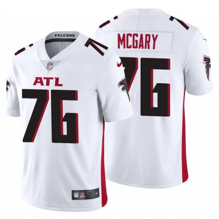 Men's Atlanta Falcons #76 Kaleb McGary New White Vapor Untouchable Limited Stitched Jersey