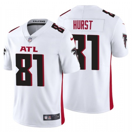 Men's Atlanta Falcons #81 Hayden Hurst New White Vapor Untouchable Limited Stitched Jersey