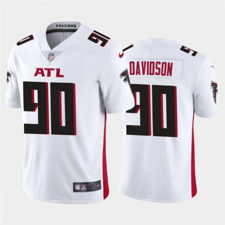 Men's Atlanta Falcons #90 Marlon Davidson New White Vapor Untouchable Limited Stitched NFL Jersey