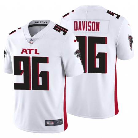 Men's Atlanta Falcons #96 Tyeler Davison New White Vapor Untouchable Limited Stitched Jersey