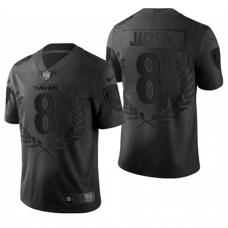 Men's Baltimore Ravens #8 Lamar Jackson Black Special Edition Limited Stitched Jersey