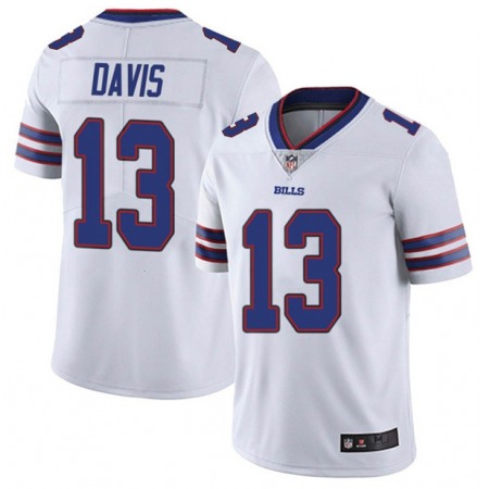 Men's Buffalo Bills #13 Gabriel Davis White Vapor Untouchable Limited Stitched Jersey