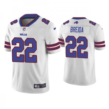 Men's Buffalo Bills #22 Matt Breida White Vapor Untouchable Limited Stitched Jersey