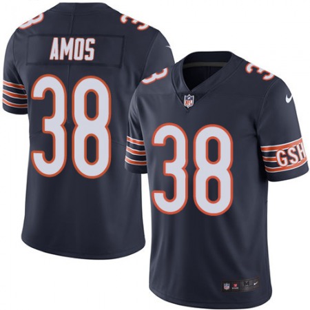 Men's Chicago Bears #38 Adrian Amos Navy Blue Vapor Untouchable Limited Stitched NFL Jersey