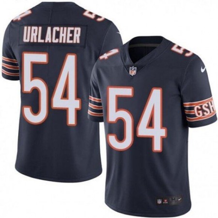 Men's Chicago Bears #54 Brian Urlacher Navy Vapor untouchable Limited Stitched Jersey