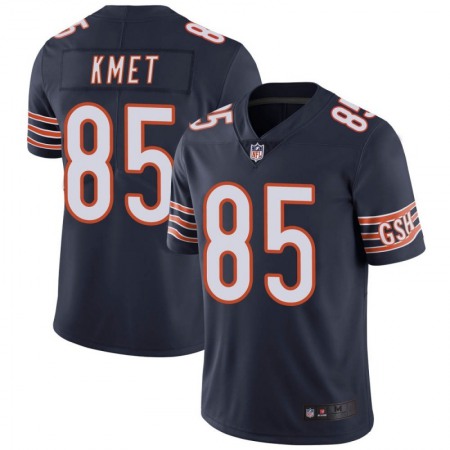 Men's Chicago Bears #85 Cole Kmet Navy Vapor untouchable Limited Stitched Jersey