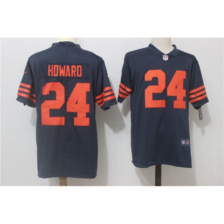 Men's Nike Chicago Bears #24 Jordan Howard Navy Blue Alternate Stitched NFL Vapor Untouchable Limited Jersey