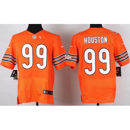 Nike Bears #99 Lamarr Houston Orange Alternate Men's Stitched NFL Elite Jersey