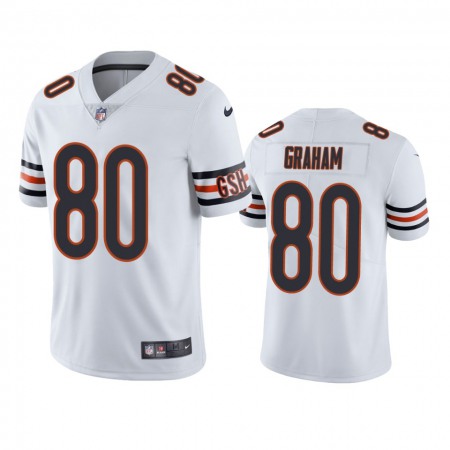 Men's Chicago Bears #80 Jimmy Graham White Vapor untouchable Limited Stitched Jersey
