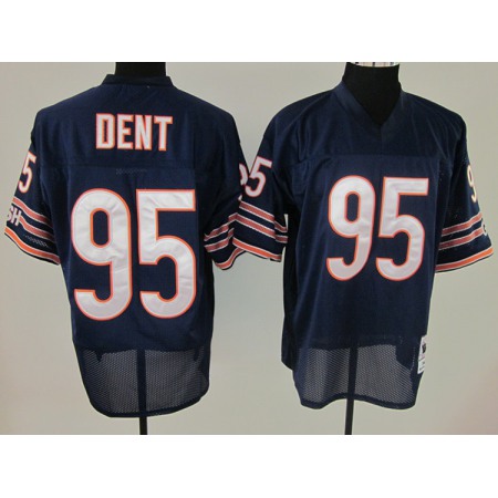 Mitchell and Ness Bears #95 Richard Dent Blue Stitched NFL Jersey