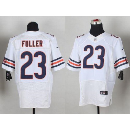 Nike Bears #23 Kyle Fuller White Men's Stitched NFL Elite Jersey