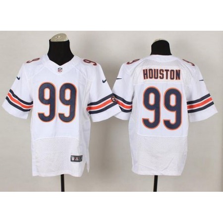 Nike Bears #99 Lamarr Houston White Men's Stitched NFL Elite Jersey