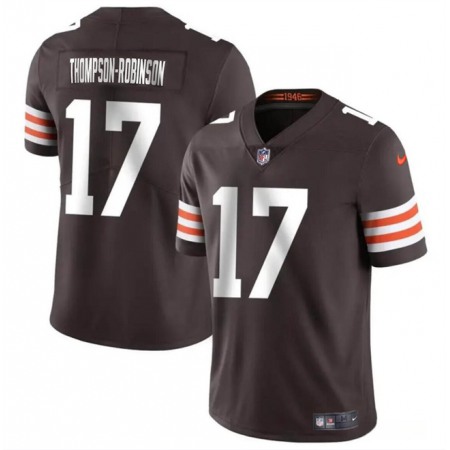 Men's Cleveland Browns #17 Dorian Thompson-Robinson Brown Vapor Untouchable Limited Stitched Jersey