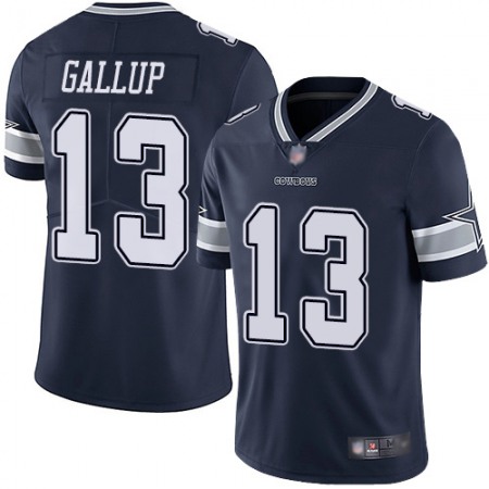 Men's Dallas Cowboys #13 Michael Gallup Navy Vapor Untouchable Limited Stitched NFL Jersey