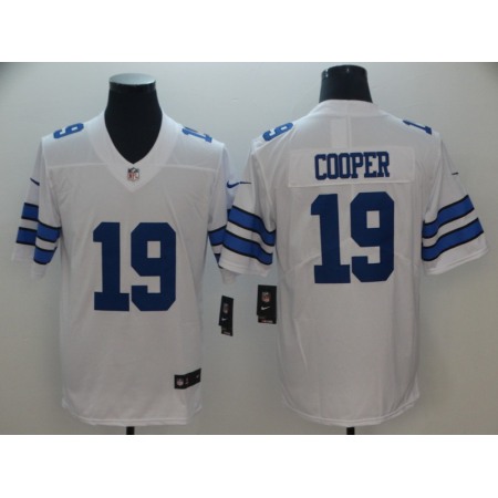 Men's Dallas Cowboys #19 Amari Cooper White Vapor Untouchable Limited Stitched NFL Jersey
