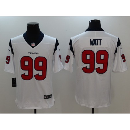 Men's Houston Texans #99 J.J. Watt Nike White Vapor Untouchable Limited Stitched NFL Jersey