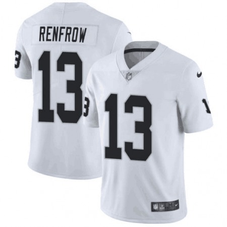 Men's Oakland Raiders #13 Hunter Renfrow White Vapor Untouchable Limited Stitched NFL Jersey