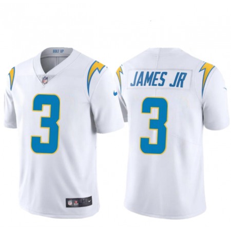 Men's Los Angeles Chargers #3 Derwin James Jr. White Vapor Untouchable Limited Stitched Jersey