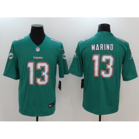 Men's Miami Dolphins #13 Dan Marino Teal Vapor Untouchable Player Limited Jersey