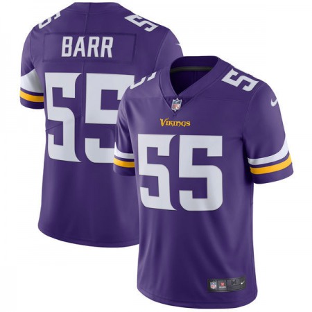 Men's Minnesota Vikings #55 Anthony Barr Nike Purple Vapor Untouchable Limited Stitched NFL Jersey