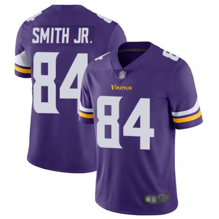 Men's Minnesota Vikings #84 Irv Smith Jr. Purple Vapor Untouchable Limited Stitched NFL Jersey