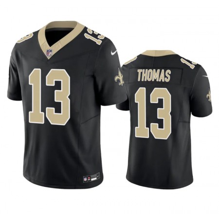 Men's New Orleans Saints #13 Michael Thomas Black 2023 F.U.S.E. Vapor Untouchable Limited Stitched Jersey