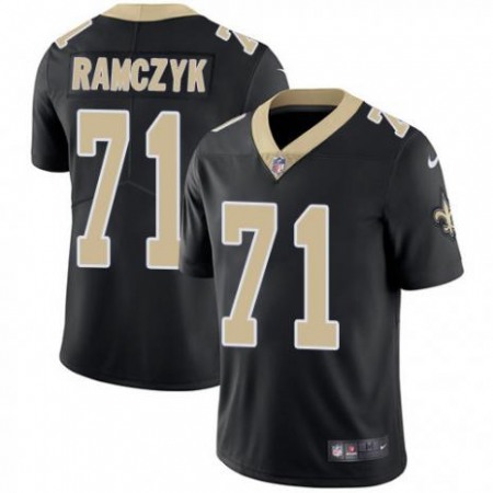 Men's New Orleans Saints #71 Ryan Ramczyk Black Vapor Untouchable Limited Stitched NFL Jersey