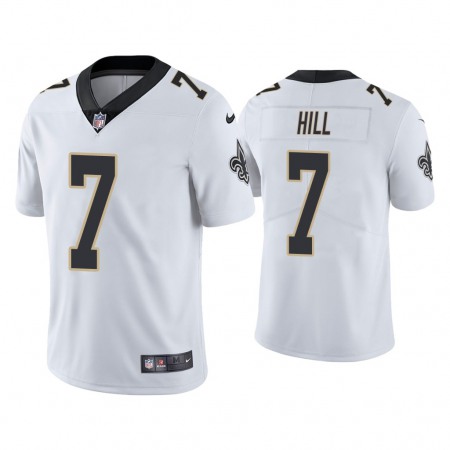 Men's New Orleans Saints #7 Taysom Hill White Vapor Untouchable Limited Stitched Jersey