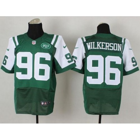 Nike Jets #96 Muhammad Wilkerson Green Team Color Men's Stitched NFL Elite Jersey