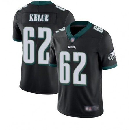 Men's Philadelphia Eagles #62 Jason Kelce Black Vapor Untouchable Limited Stitched NFL Jersey