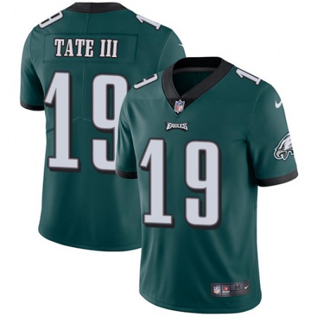 Men's Philadelphia Eagles #19 Golden Tate III Midnight Green Vapor Untouchable Limited Stitched NFL Jersey