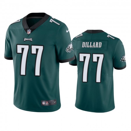 Men's Philadelphia Eagles #77 Andre Dillard Green Vapor Untouchable Limited Stitched Jersey