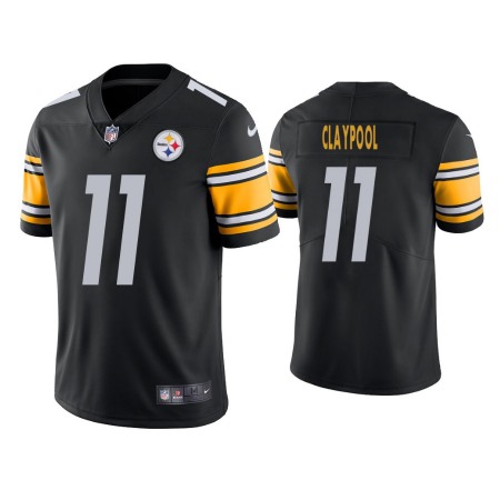 Men's Pittsburgh Steelers #11 Chase Claypool Black Vapor Untouchable Limited Stitched Jersey