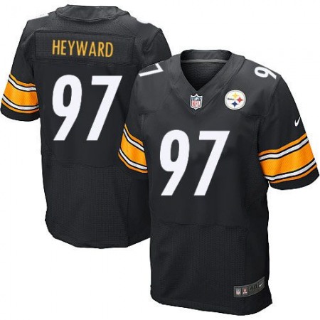 Nike Steelers #97 Cameron Heyward Black Team Color Men's Stitched NFL Elite Jersey