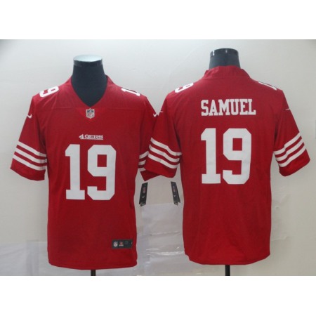 Men's San Francisco 49ers #19 Deebo Samuel Red Vapor Untouchable Limited Stitched NFL Jersey
