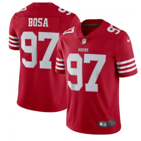 Men's San Francisco 49ers #97 Nike Bosa 2022 New Scarlet Vapor Untouchable Stitched Football Jersey