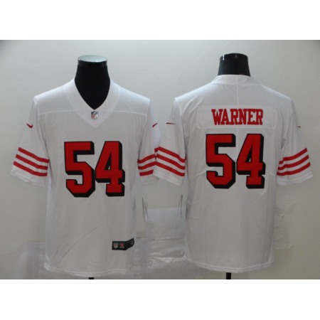 Men's San Francisco 49ers #54 Fred Warner White Color Rush Limited Stitched NFL Jersey
