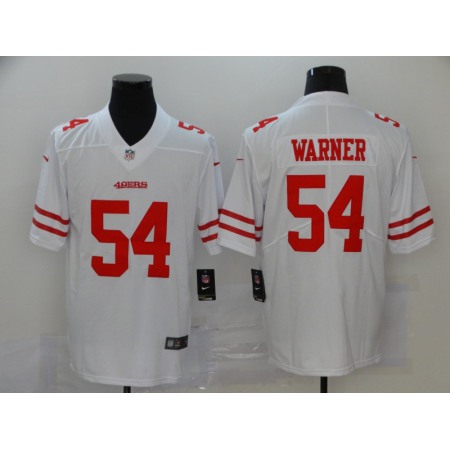 Men's San Francisco 49ers #54 Fred Warner White Vapor Untouchable Limited Stitched Jersey