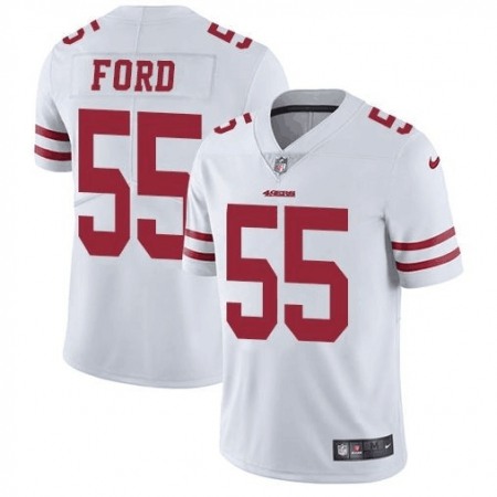 Men's San Francisco 49ers #55 Dee Ford White Vapor Untouchable Limited Stitched NFL Jersey