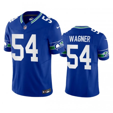 Men's Seattle Seahawks #54 Bobby Wagner Royal 2023 F.U.S.E. Vapor Limited Throwback Stitched Jersey