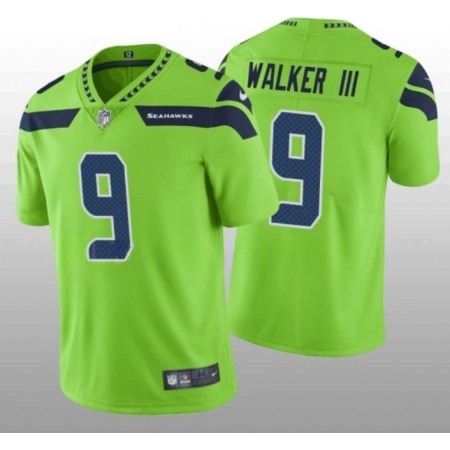 Men's Seattle Seahawks #9 Kenneth Walker III Green Vapor Untouchable Limited Stitched Jersey