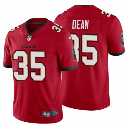 Men's Tampa Bay Buccaneers #35 Jamel Dean New Red Vapor Untouchable Limited Stitched Jersey