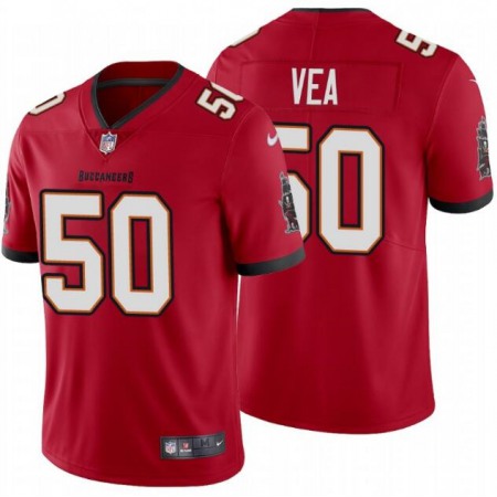 Men's Tampa Bay Buccaneers #50 Vita Vea New Red Vapor Untouchable Limited Stitched NFL Jersey