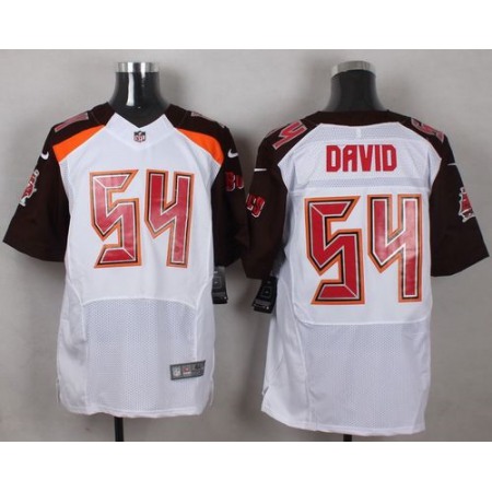 Nike Buccaneers #54 Lavonte David White Men's Stitched NFL New Elite Jersey