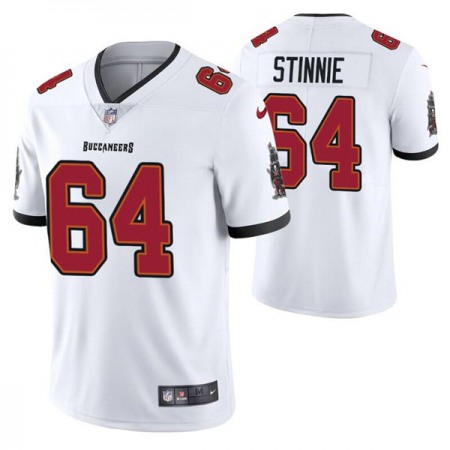 Men's Tampa Bay Buccaneers #64 Aaron Stinnie White Vapor Untouchable Limited Stitched Jersey