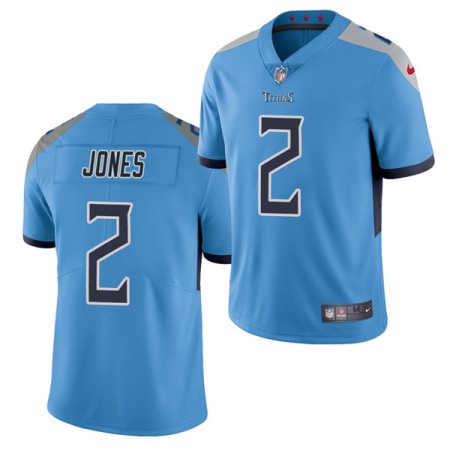 Men's Tennessee Titans #2 Julio Jones Light Blue Vapor Untouchable Stitched Jersey